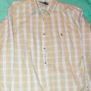 Long sleeve button up polo